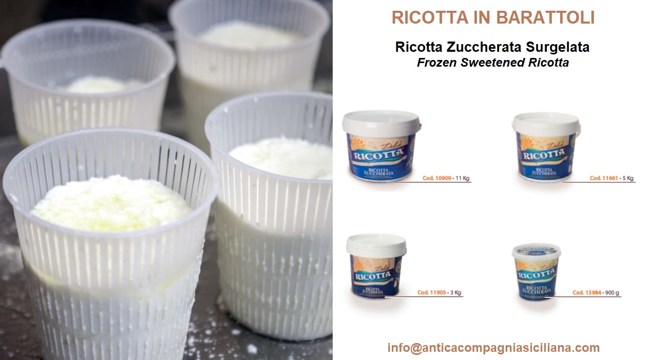 Ricotta in barattoli