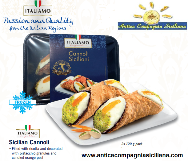 Cannoli classici siciliani per GDO