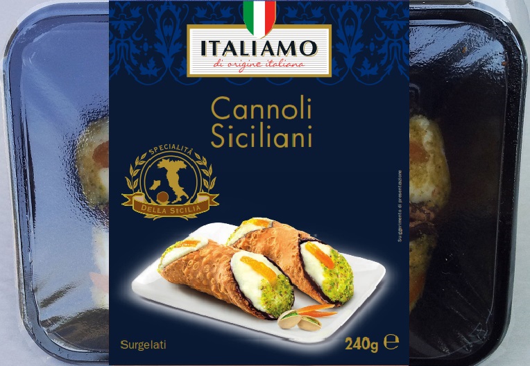 Cannoli confezionati