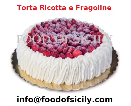 Torta alla panna e fragoline